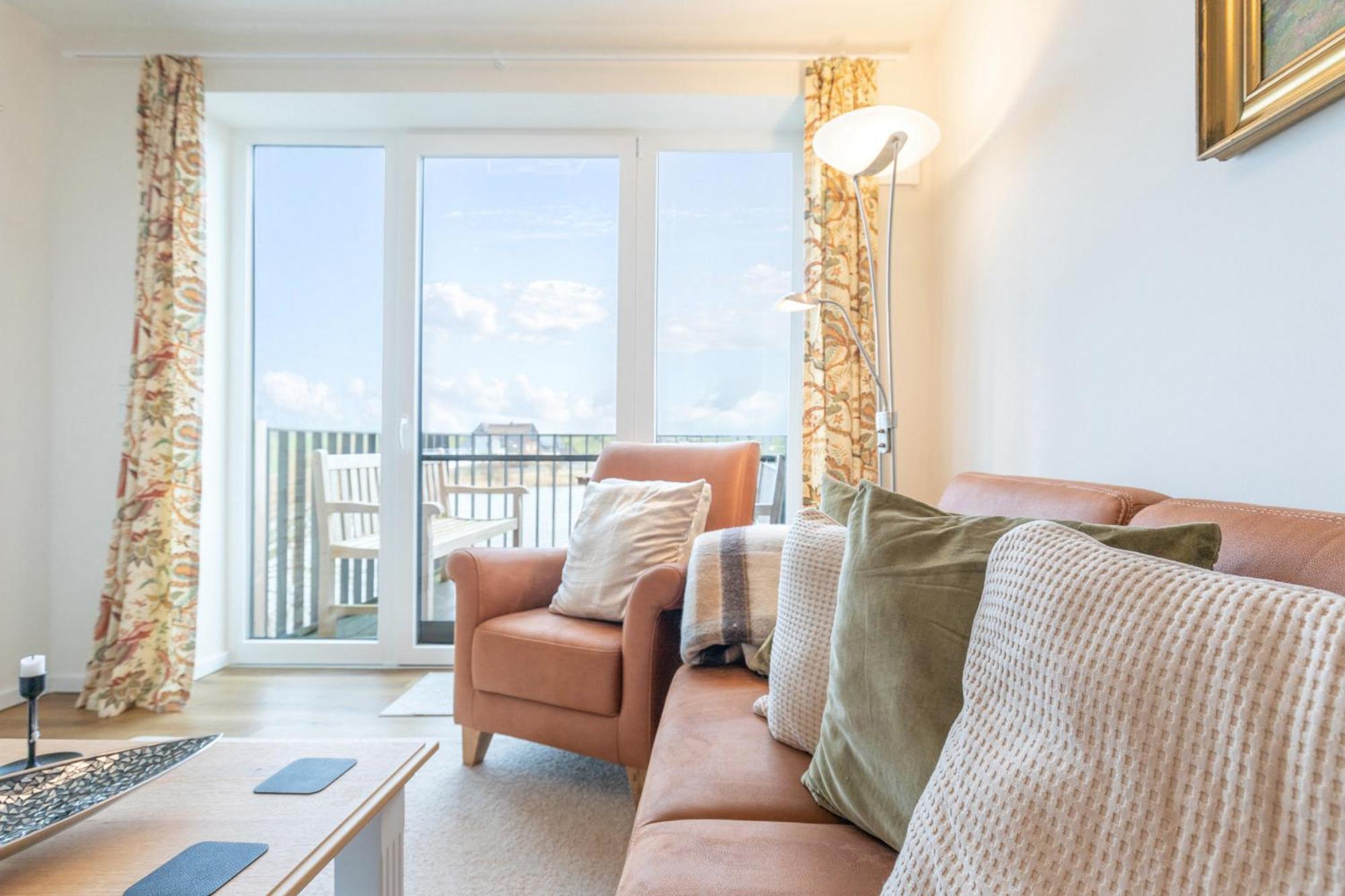 Ferienwohnung Ferhaaling Mit Direktem Seeblick Nordstrand Exterior foto